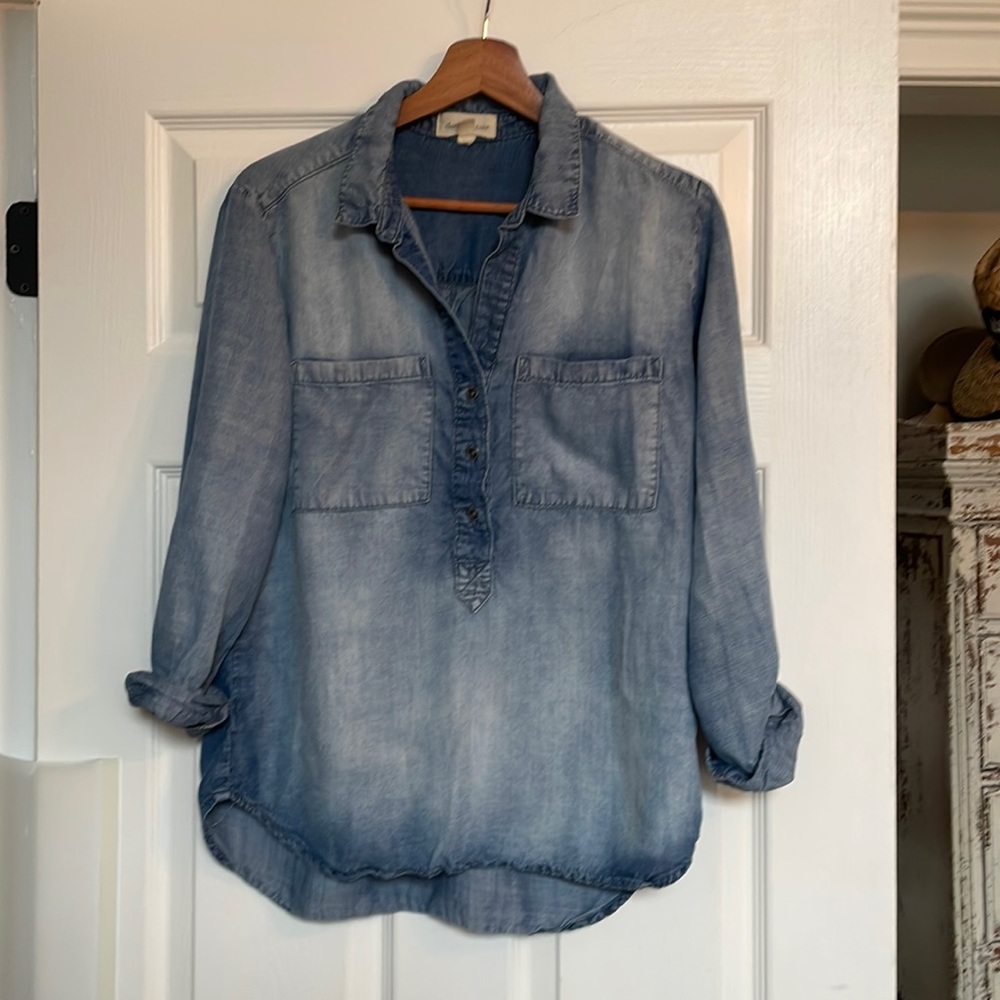 Cloth and Stone Top denim